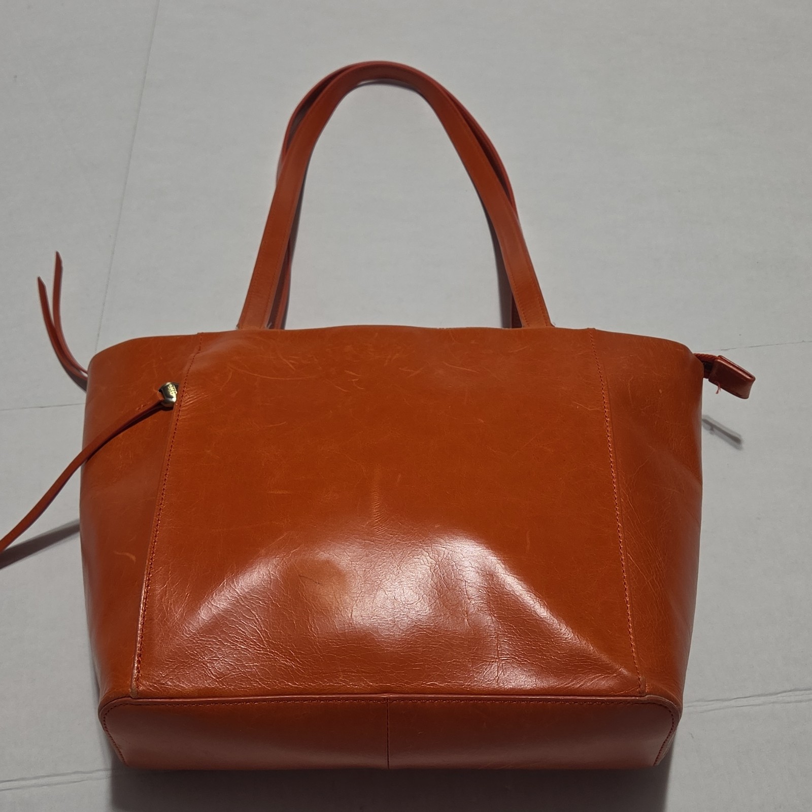 HOBO brand Haven Tote bags Bag Orange Brown Leather shoulder Bag