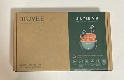 Jiuyee Air Hearing Aids NIB Gift Box Included Unopened Bluetooth Medical Tech