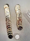 1960P WASHINGTON QUARTER 90% SILVER CH. BU BRILL UNC 40 COIN ROLL TYPE B REVERSE