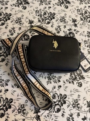 U.S. Polo Assn. Classic Zip Crossbody Bag Black