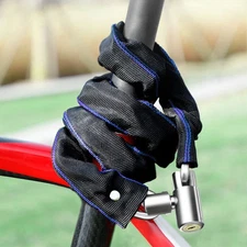 Heavy Duty Motorcycle Bike Bicycle Chain Lock Anti-theft Padlock Security W/ Key
