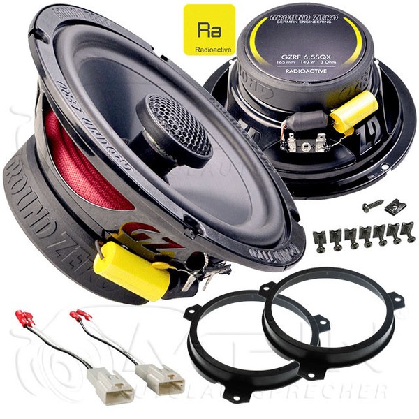 Ground Zero Lautsprecher FüR Peugeot 108 2014-2022 Front TüR 2-Wege 140W #B5ZV-image