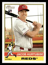 2025 Topps Heritage #124 Jacob Hurtubise Card Cincinnati Reds