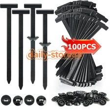 100PCS Nylon Universal Cable Tie Buckle Heavy Duty Self-Locking Zip Ties Holder