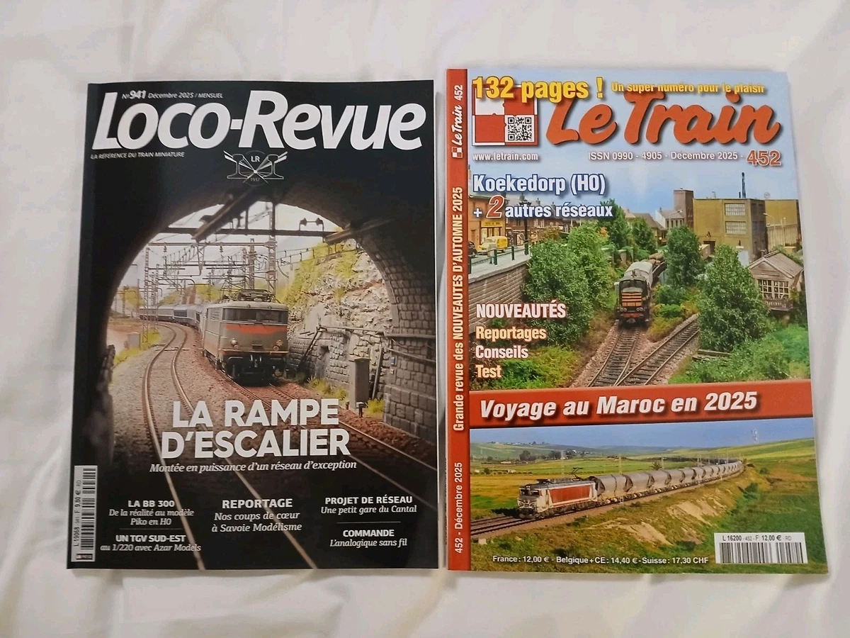 Revue Train Loco N°802 - Occasion, Collection Magazine Modélisme Ferroviaire