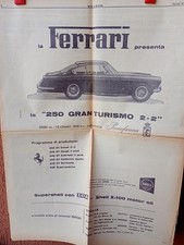 60er Jahre Ferrari , Ferrari 250 Granturismo 2+2 Werbung . 60er Jahre Zeitung