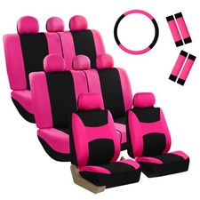 Fh Group Universal Fit Cloth Car Seat Covers For Suv Van Truck Choose Style
