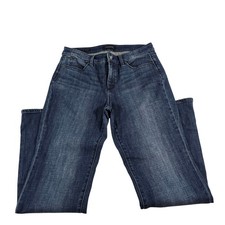 Talbots Flawless Five-Pocket Bootcut Jeans Dark Wash Blue Size 8 Denim