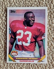 Garrison Hearst 1993 Topps Rookie Card #385. rookie card picture