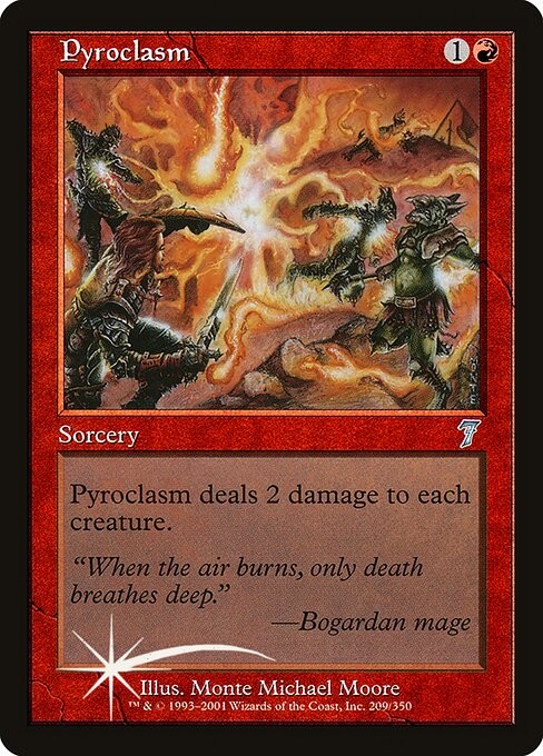 Pyroclasm NonFoil Seventh Edition 209 * NM MTG