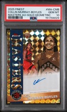 2025 Topps Finest Collin Murray-Boyles Gold Masters Auto /50 PSA 10 RC POP 1 