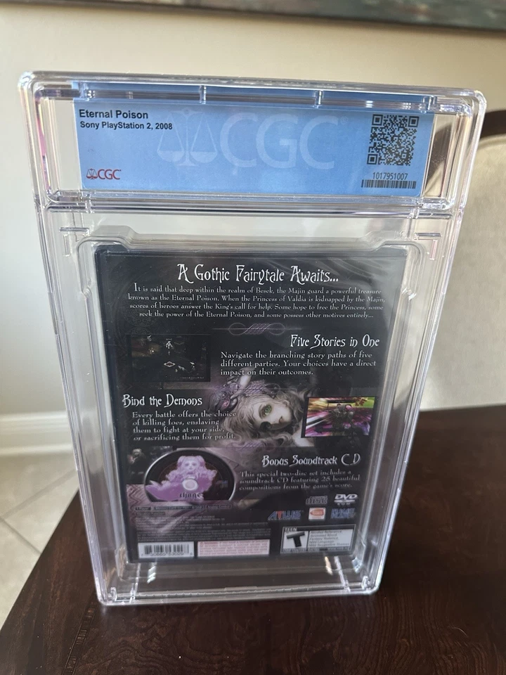 Eternal Poison Sony PlayStation 2 Sealed CGC 9.4 A+ - Image 2 of 2