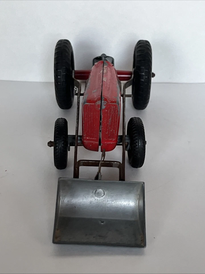 Vintage Tootsie Toy Ford Tractor with Front Scoop Loader 1950’s Tractor - Image 2 of 4