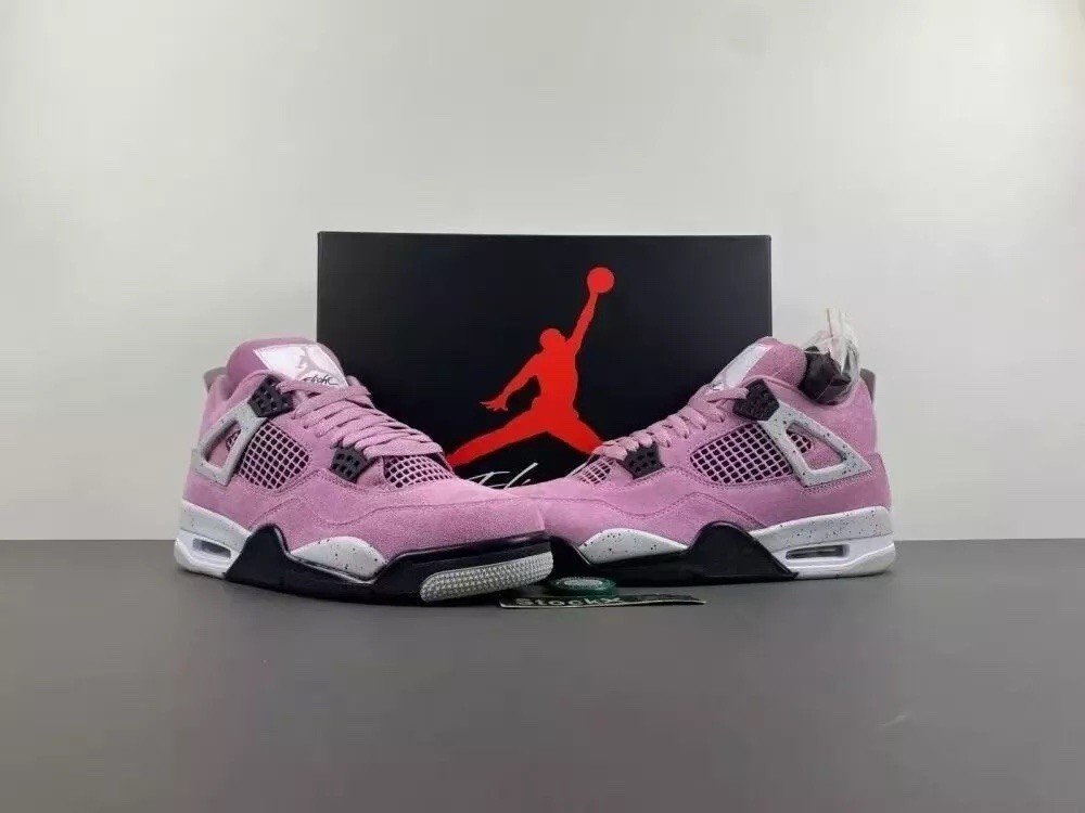 AIR JORDAN 4 "ORCHID" AQ9129-501 WOMEN'S BASKETBALL SHOES PINK FREE