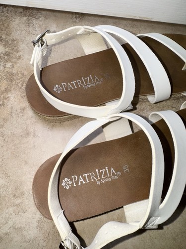 Patrizia By Spring Step Renae Womens 36 Shoes White Platform Espadrille Sandals - Picture 8 of 10