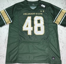 Under Armour Colorado State Rams University Football Jersey SZ L NCAA $130