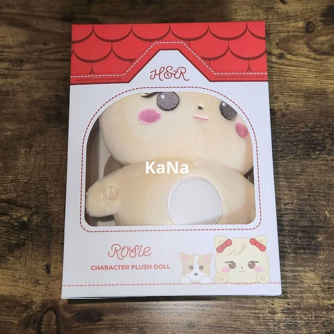 アイドル Blackpink[H&R]CHARACTER PLUSH DOLL_ROSIE BLACKPINK ROSE Character Plush Doll Rosie Official YG Goods K-pop