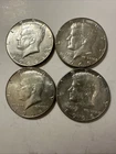 Estate Find Lot Of Four 1966 Kennedy Half Dollars UNC/BU
