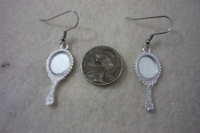 Looking glass earrings
