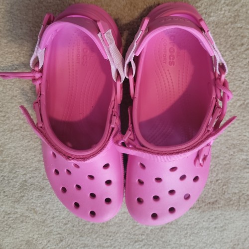 Post Malone X Crocs Duet Max II 2020 207268-001 Size Mens Size 11 Pink READ - Picture 9 of 11