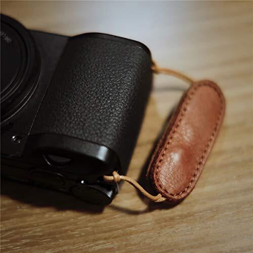 Cam-in Genuine Leather Camera Finger Strap Belt for Ricoh GRII GRIII GR2 GR3 - Picture 1 of 13