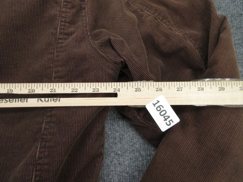 Ralph Lauren Chaps Jacket Mens XL Brown Corduroy Sherpa Lined Snap Up Adult XL - Picture 10 of 12