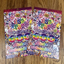 2 LISA FRANK Sticker Book Over 600 Stickers NEW