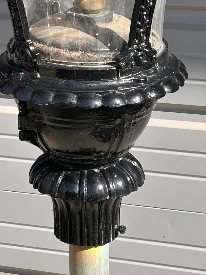 "Luz de calle Boulevard NYC vintage de 44"", lámpara de poste, LED" Foto 3 de 4