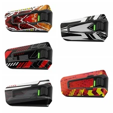 Matte Wrap Sticker Cover x1 For Cardo Packtalk Edge Device Red Yellow Gray