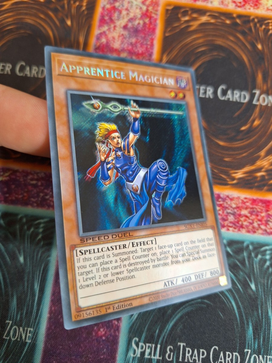 Yu-Gi-Oh! TCG Apprentice Magician SGX1-ENI05 Secret Rare 1st