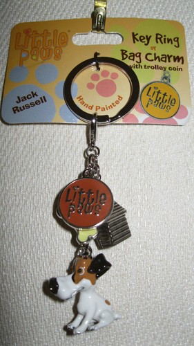 LITTLE PAWS KEYRING/BAG CHARM - ASSORTED DOG BREEDS - PLEASE CHOOSE - BRAND NEW - Picture 12 of 20
