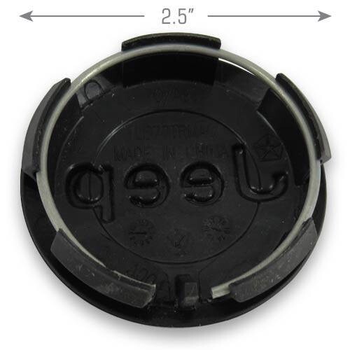 Jeep Grand Cherokee Renegade Wrangler Wheel Center Cap 1LB77TRMAC OEM Black - Bild 2 von 2
