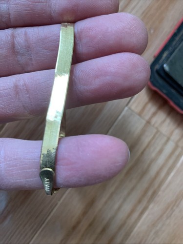 10K Yellow Gold 7 Inch Bracelet for Scrap (Kinks) 3.21 Grams 6 Mm - Picture 2 of 7