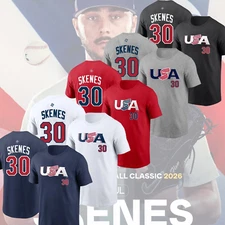 SALE 30% - Paul Skenes #30 2026 World Baseball Classic USA Team Player For Fans
