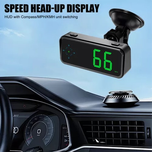Mini Auto GPS HUD Digital Tachometer Kompass Head Up Display MPH KM/H Universal - Bild 9 von 10
