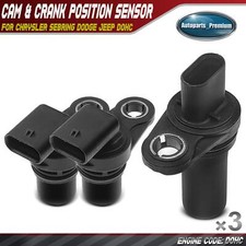 2x Camshaft & 1x Crankshaft Position Sensor f...