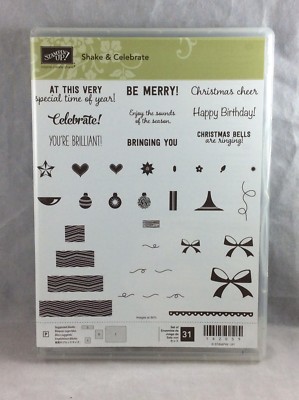 スタンピンアップ　Shake & Celebrate スタンプ＆ダイ SHAKE & CELEBRATE Stamp & SHAKER SHAPES FRAMELIT Stampin Up NEW