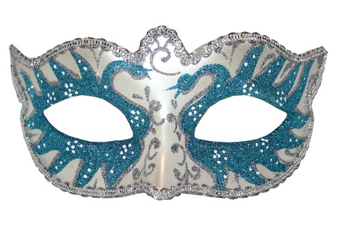 Unisex Schwanensee venezianische Maskerade Ball Abschlussball Weihnachten Nacht Party Augenmasken - Bild 4 von 4