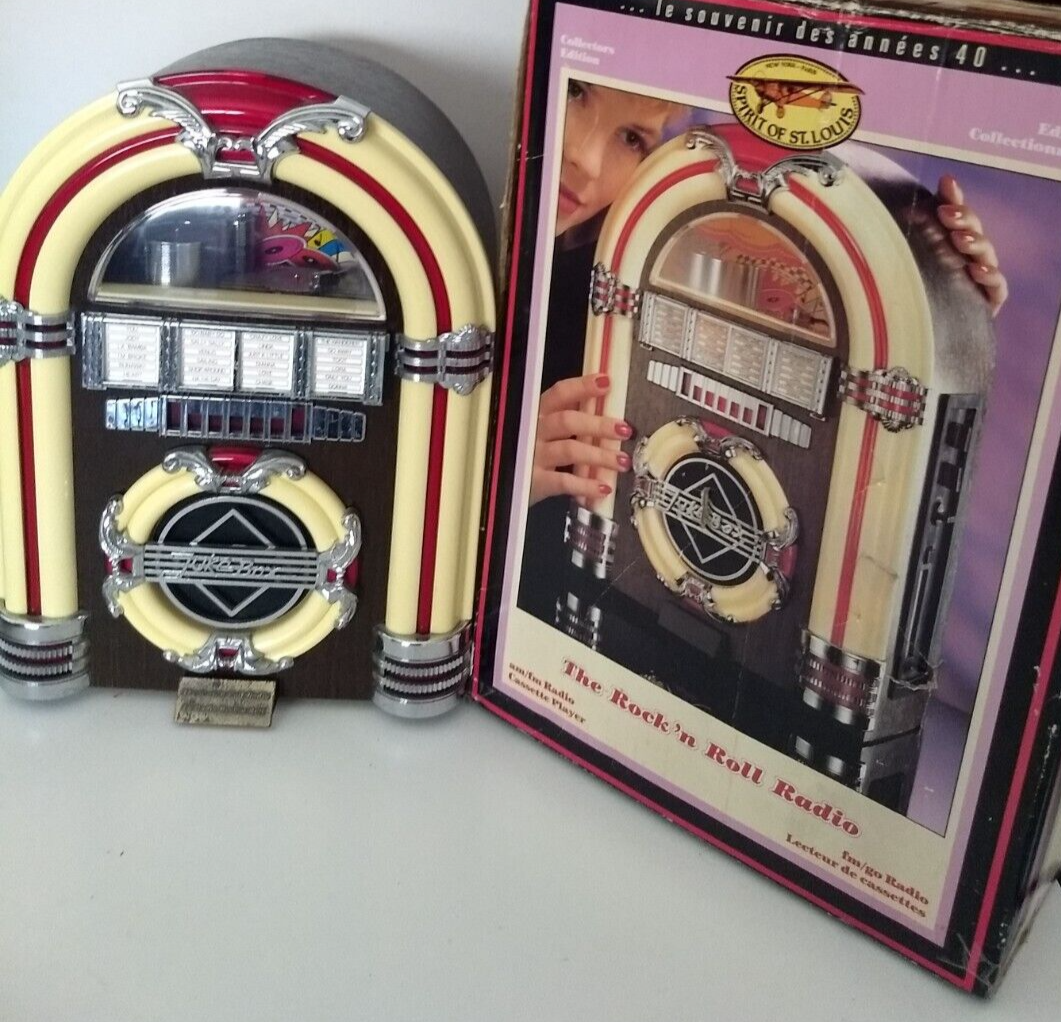 JUKEBOX SPIRIT OF ST. LOUIS RADIO AM/FM+ TAPE CASSETTE IN JUKEBOX SPIRIT OF ST. LOUIS RADIO AM/FM+ TAPE CASSETTE IN
