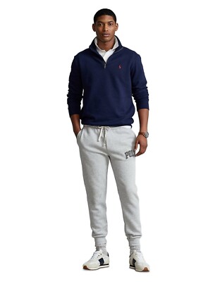 Polo Ralph Lauren Men Quarter-Zip Mockneck Pullover Fleece Sweater