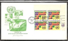United Nations NY SC 164 UN Development Program FDC. Artmaster Cachet