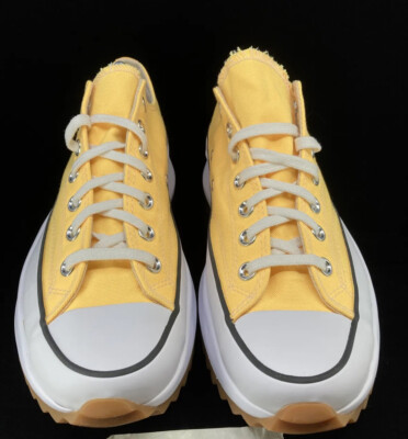 Converse Run Star Hike OX 170778C Men's Yellow Platform Sneakers Shoes Sz 9.5