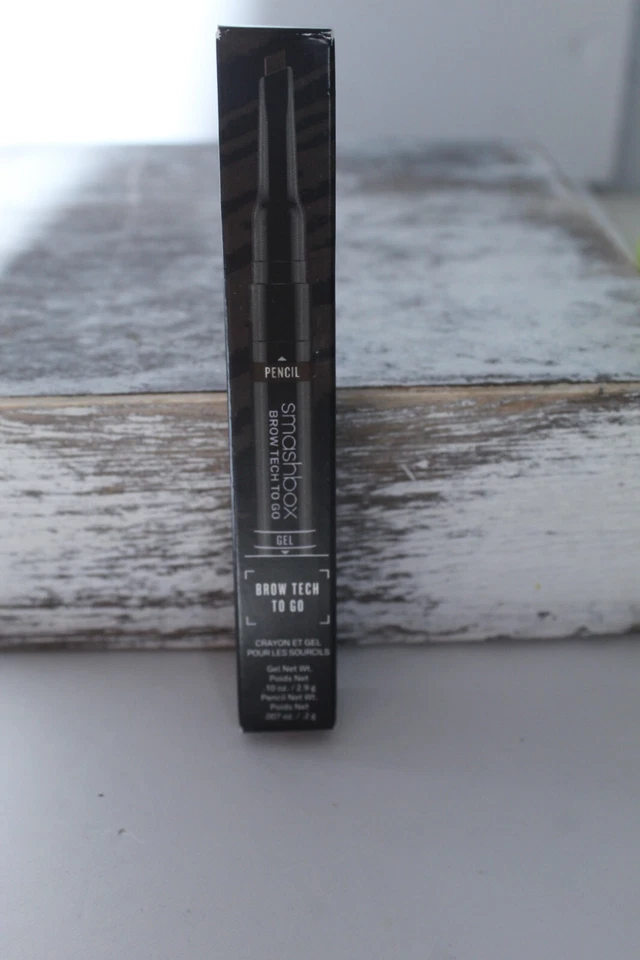 SMASHBOX BROW TECH TO GO PENCIL GEL DARK BROWN NEW in 0.10 OZ - Image 3 of 4