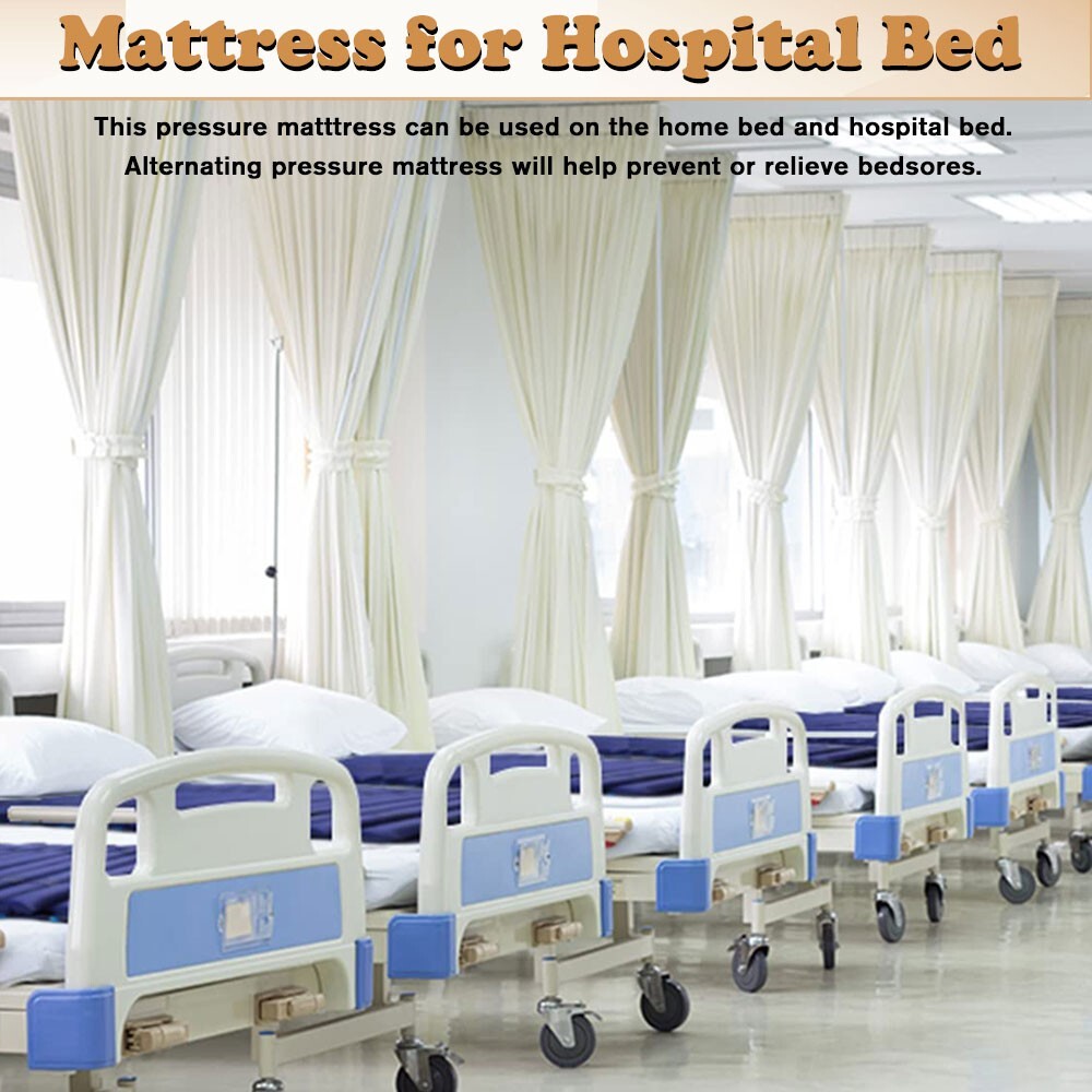 Alternating Pressure Mattress Topper Medical Grade Bed Sore Prevention Treatment