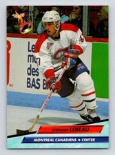 1992-93 Fleer Ultra #329 Stephan Lebeau NHL  Canadiens