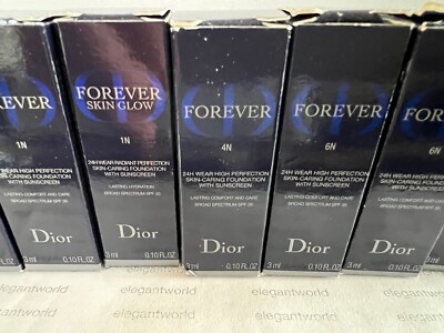 Dior Forever Skin Foundation w/Sunscreen Mini 0.10 oz/3ml NEW Authentic PICK 1