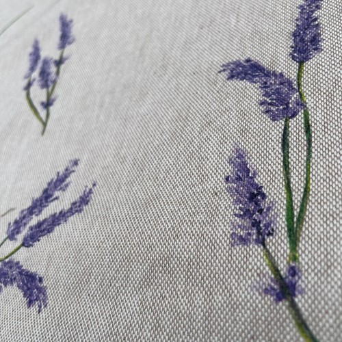 Tela de tapicería cortina de aspecto lino rico en algodón para animales y flores - Imagen 40 de 55