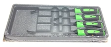 New Snap-on™ SGSR104AG 4-piece Instinct® Soft Grip Seal Removal Tool Set Green