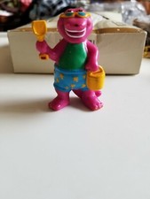 The Lyons Group1993 Sun Beach Barney Shovel Pail Plastic Action Figure Dinosaur