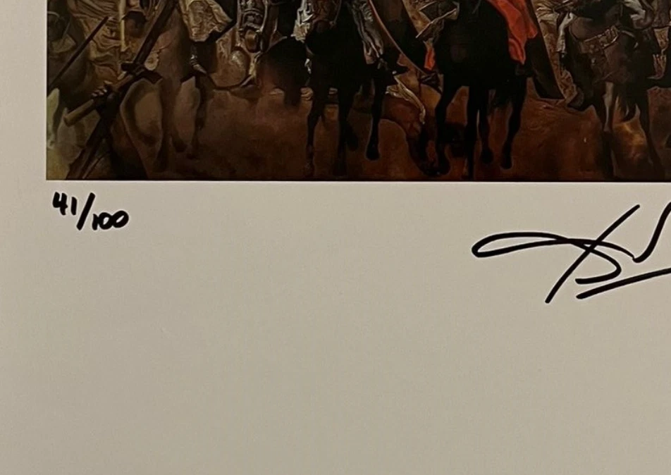 Salvador Dalí, Litografía Original Firmada a Mano con Certificado de Autenticidad y Valoración de $3,500 Foto 4 de 4